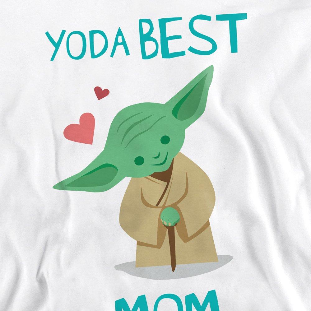 White - Star Wars - Star Wars Mothers Day Yoda Best Mom Sweatshirt Wh - 2