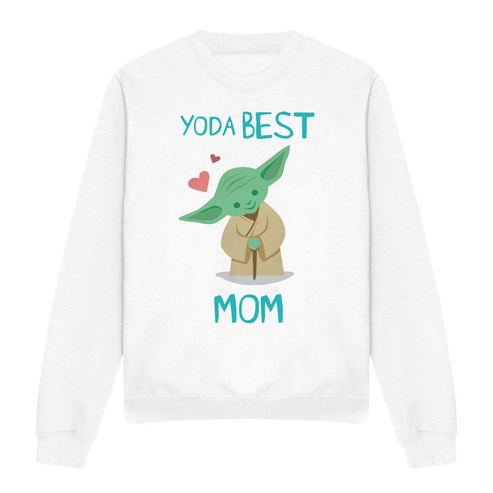 White - Star Wars - Star Wars Mothers Day Yoda Best Mom Sweatshirt Wh - 4