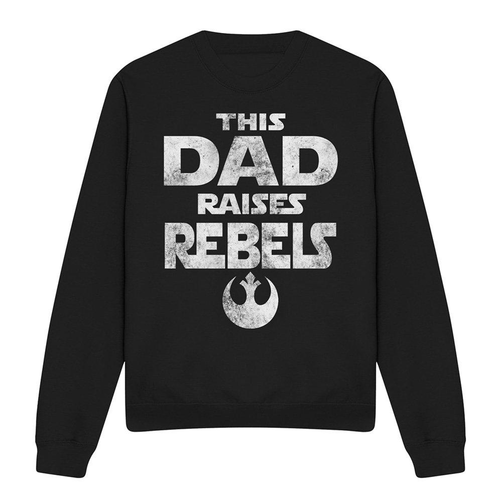 Black - Star Wars - Star Wars Fathers Day Dad Raises Rebels Sweatshir - 4