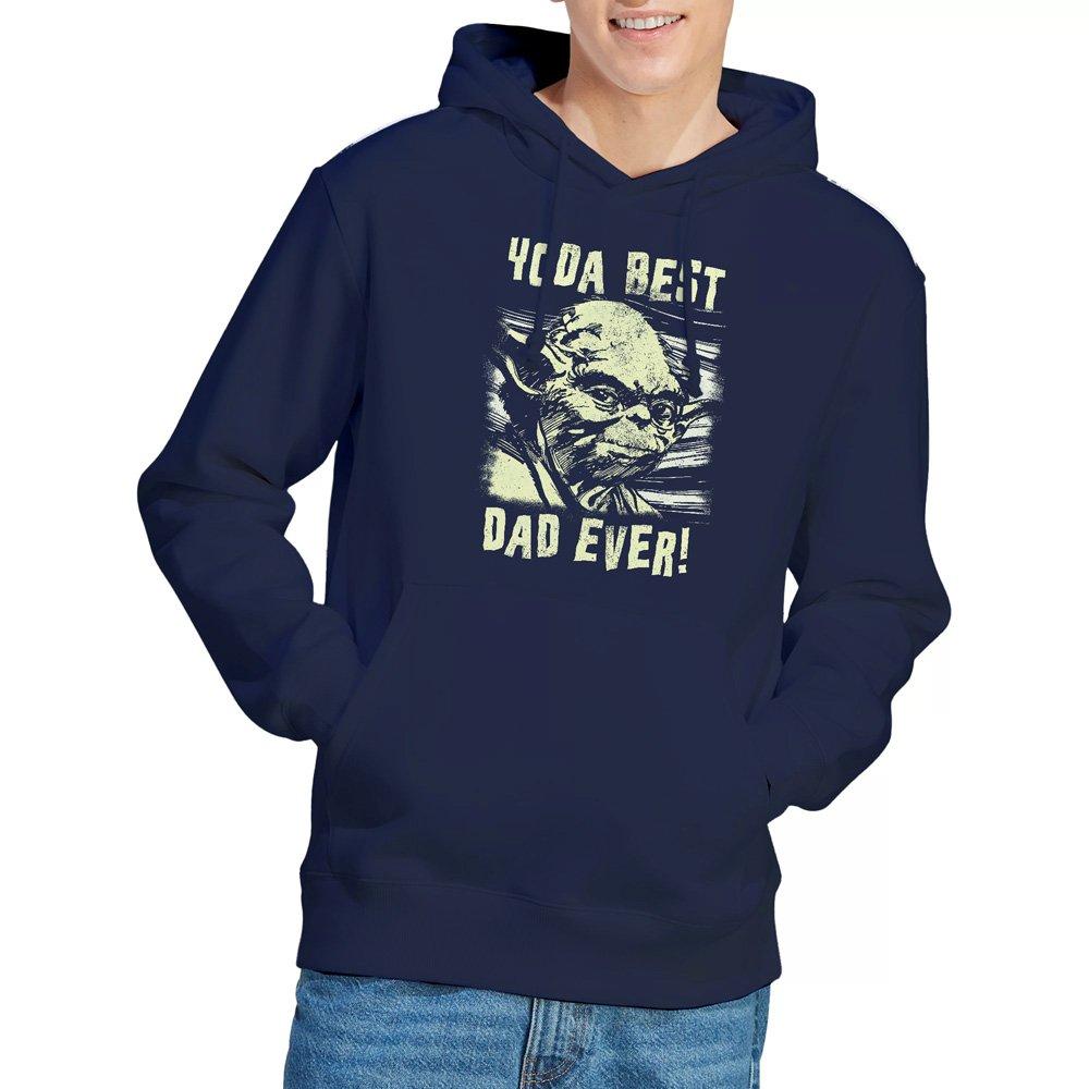 Star Wars Star Wars Yoda Best Dad Comic Hoodie Navy