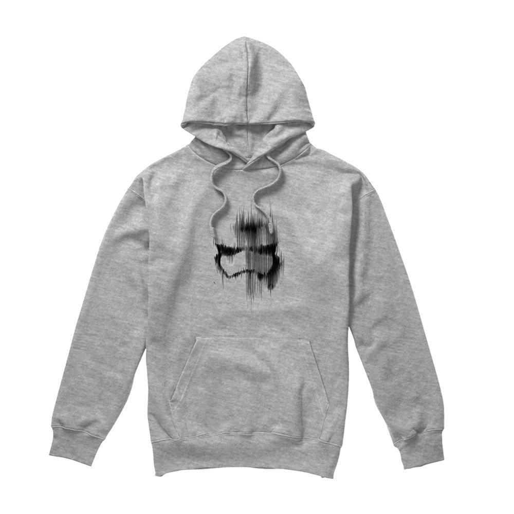 Grey - Star Wars - Trooper Mask Cotton Hoodie - 4
