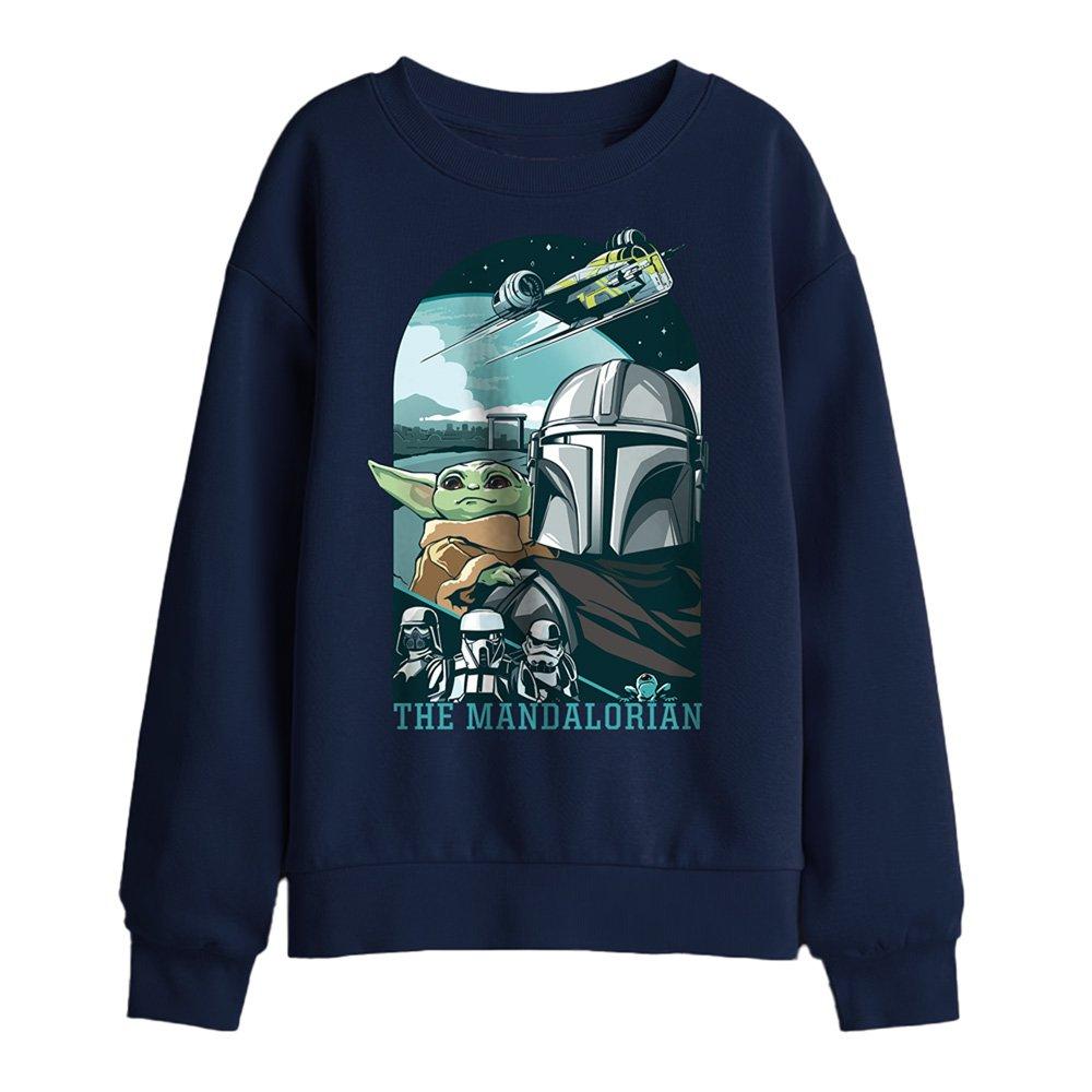 Star Wars The Mandalorian And Grogu Razor Crest Kids Sweatsh