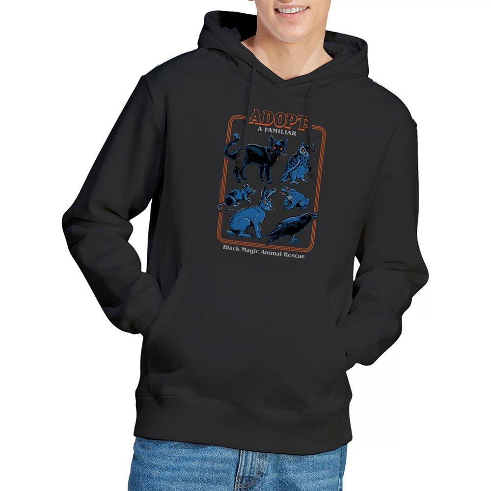 Black - Steven Rhodes - Steven Rhodes Adopt A Familiar Hoodie Black - 1