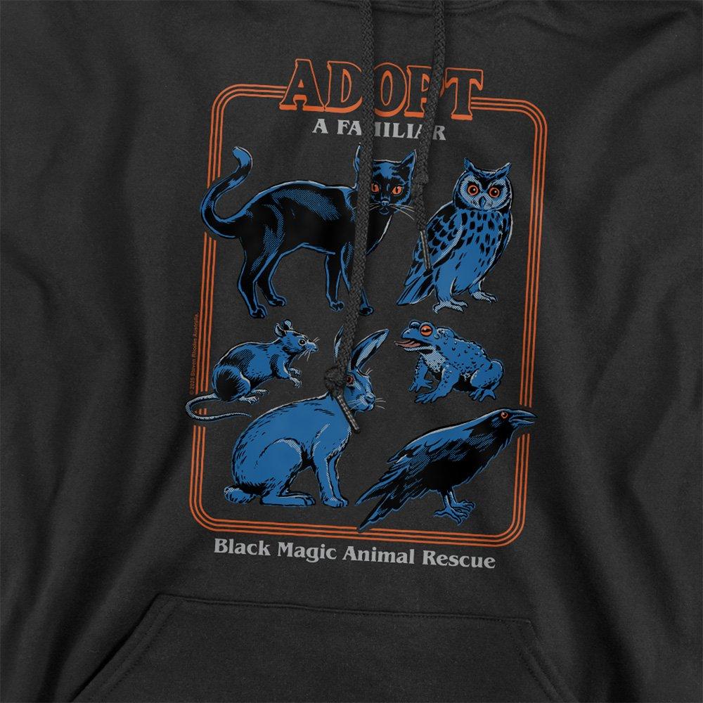 Black - Steven Rhodes - Steven Rhodes Adopt A Familiar Hoodie Black - 2