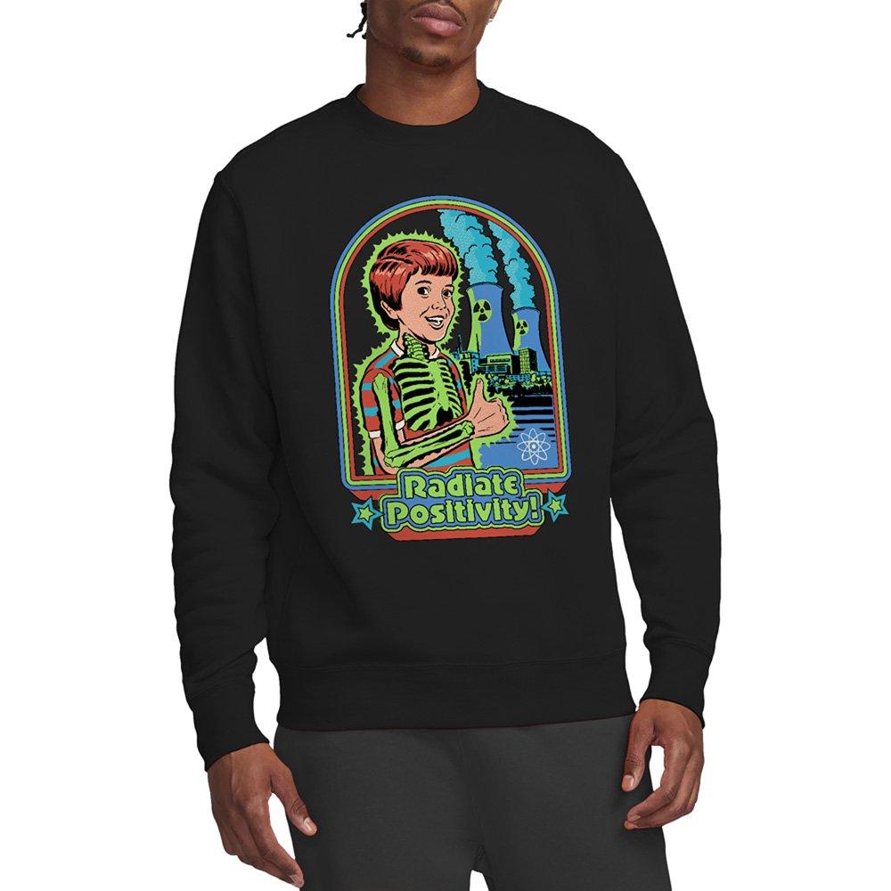 Black - Steven Rhodes - Steven Rhodes Radiate Positivity Sweatshirt Black - 1