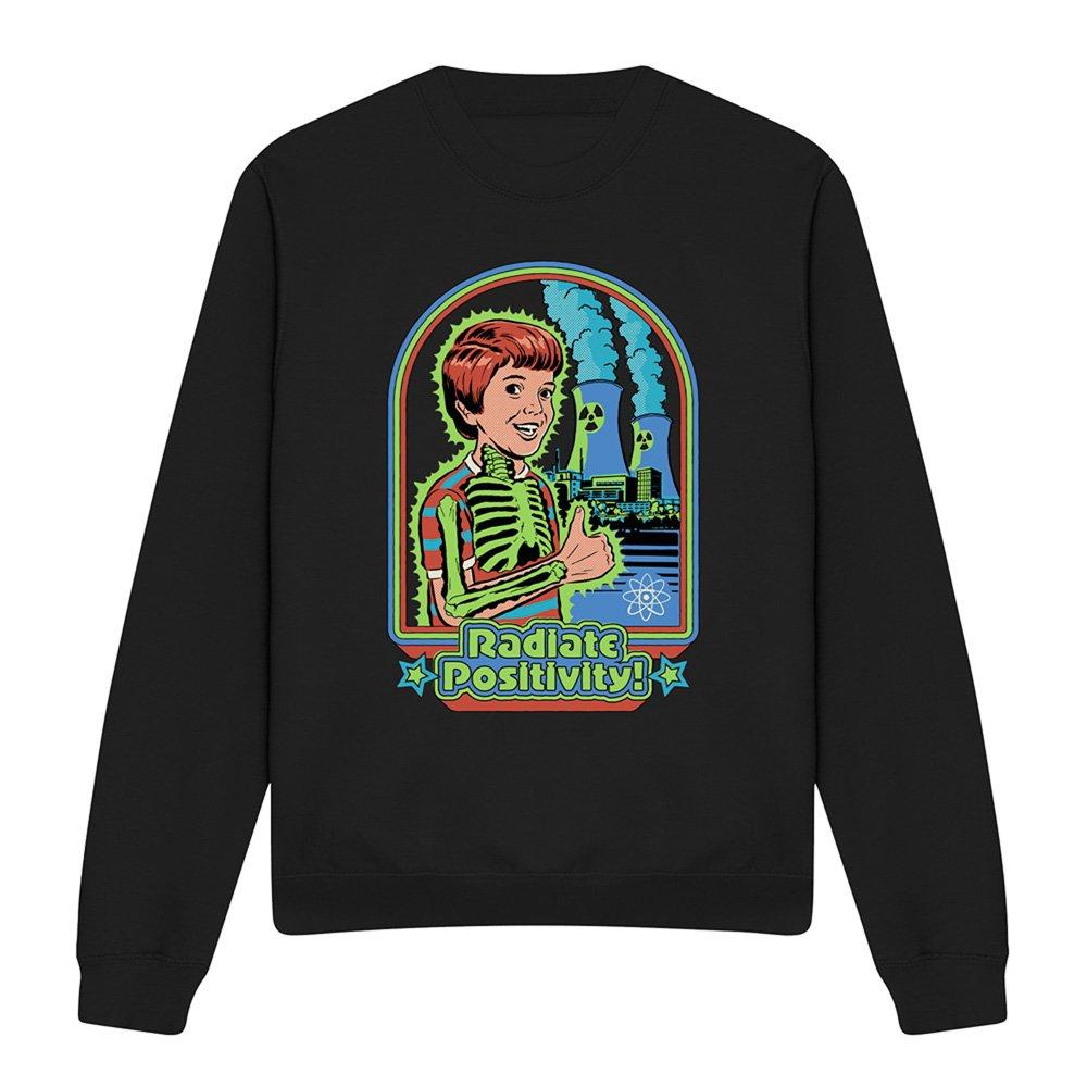 Black - Steven Rhodes - Steven Rhodes Radiate Positivity Sweatshirt Black - 4