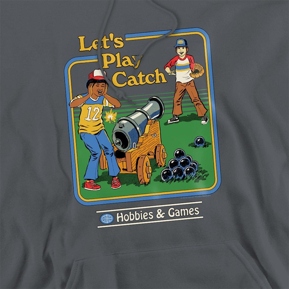Charcoal - Steven Rhodes - Steven Rhodes LetS Play Catch Hoodie Charcoal - 2