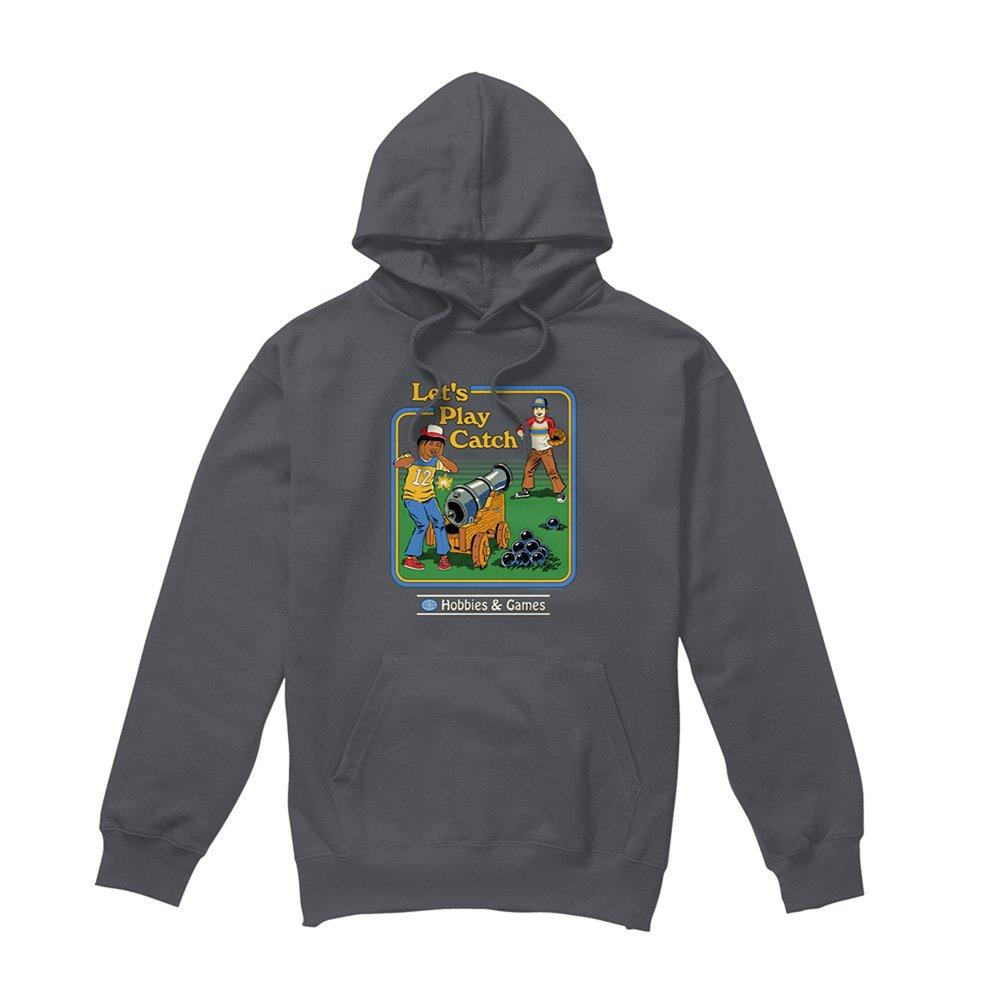 Charcoal - Steven Rhodes - Steven Rhodes LetS Play Catch Hoodie Charcoal - 4