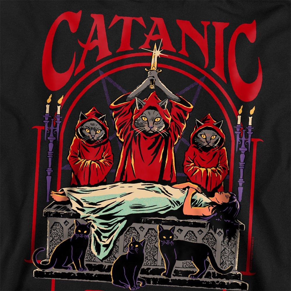 Black - Steven Rhodes - Steven Rhodes Catanic Panic Sweatshirt Black - 2