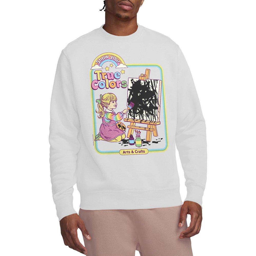 White - Steven Rhodes - Steven Rhodes Show Your True Colors Sweatshirt Wh - 1