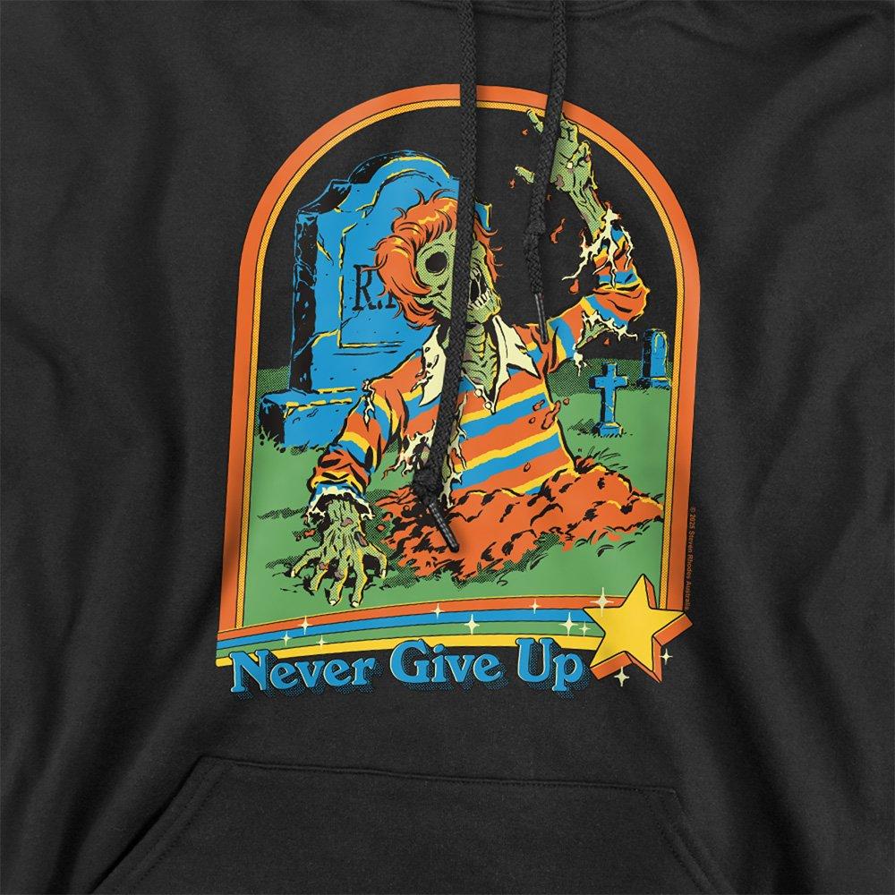 Black - Steven Rhodes - Steven Rhodes Never Give Up Hoodie Black - 2
