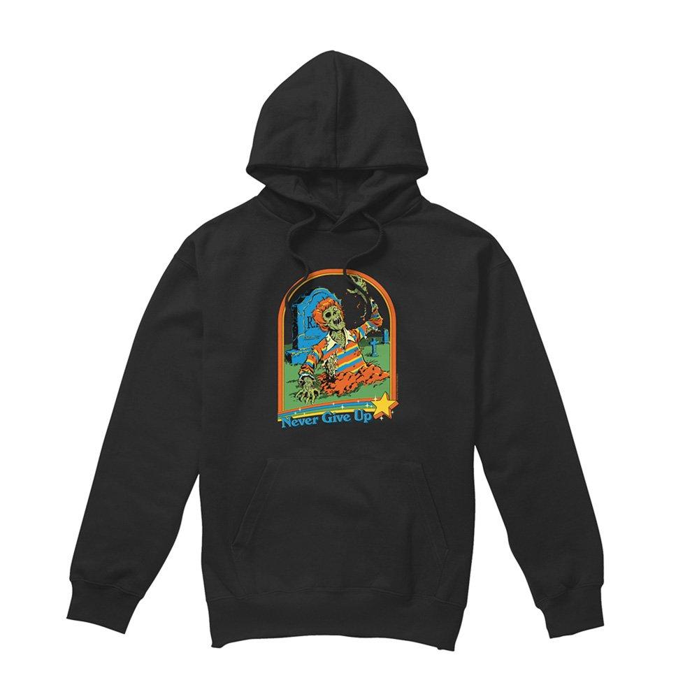 Black - Steven Rhodes - Steven Rhodes Never Give Up Hoodie Black - 4