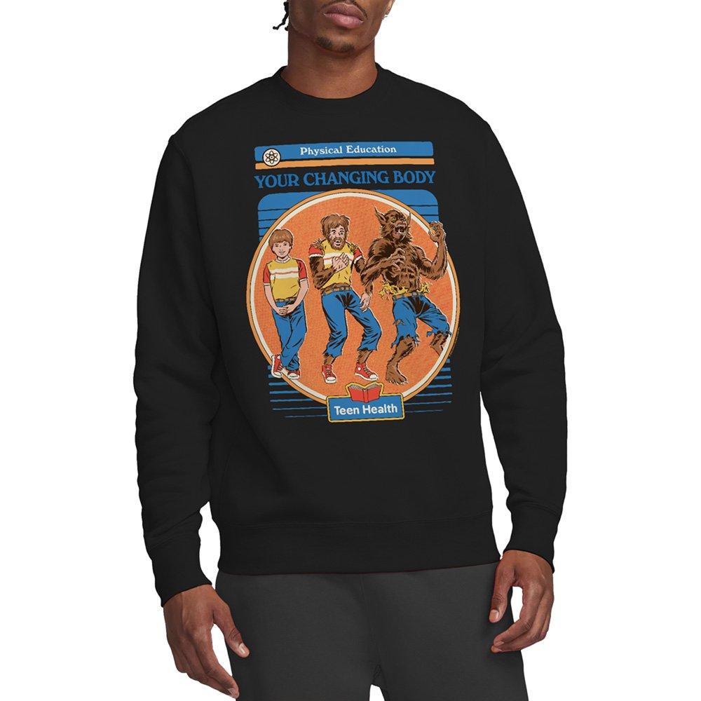 Black - Steven Rhodes - Steven Rhodes Your Changing Body Sweatshirt Black - 1