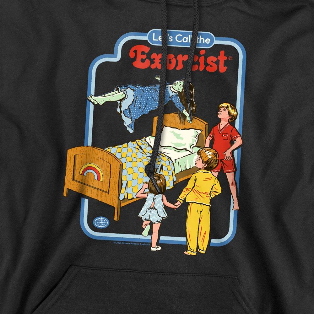 Black - Steven Rhodes - Steven Rhodes Lets Call The Exorcist Hoodie Black - 2