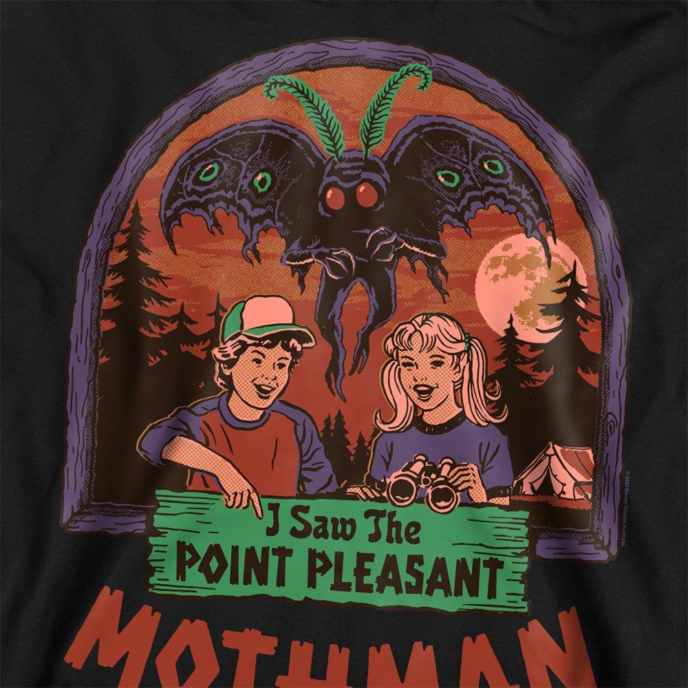 Black - Steven Rhodes - Steven Rhodes I Saw The Mothman Sweatshirt Black - 2