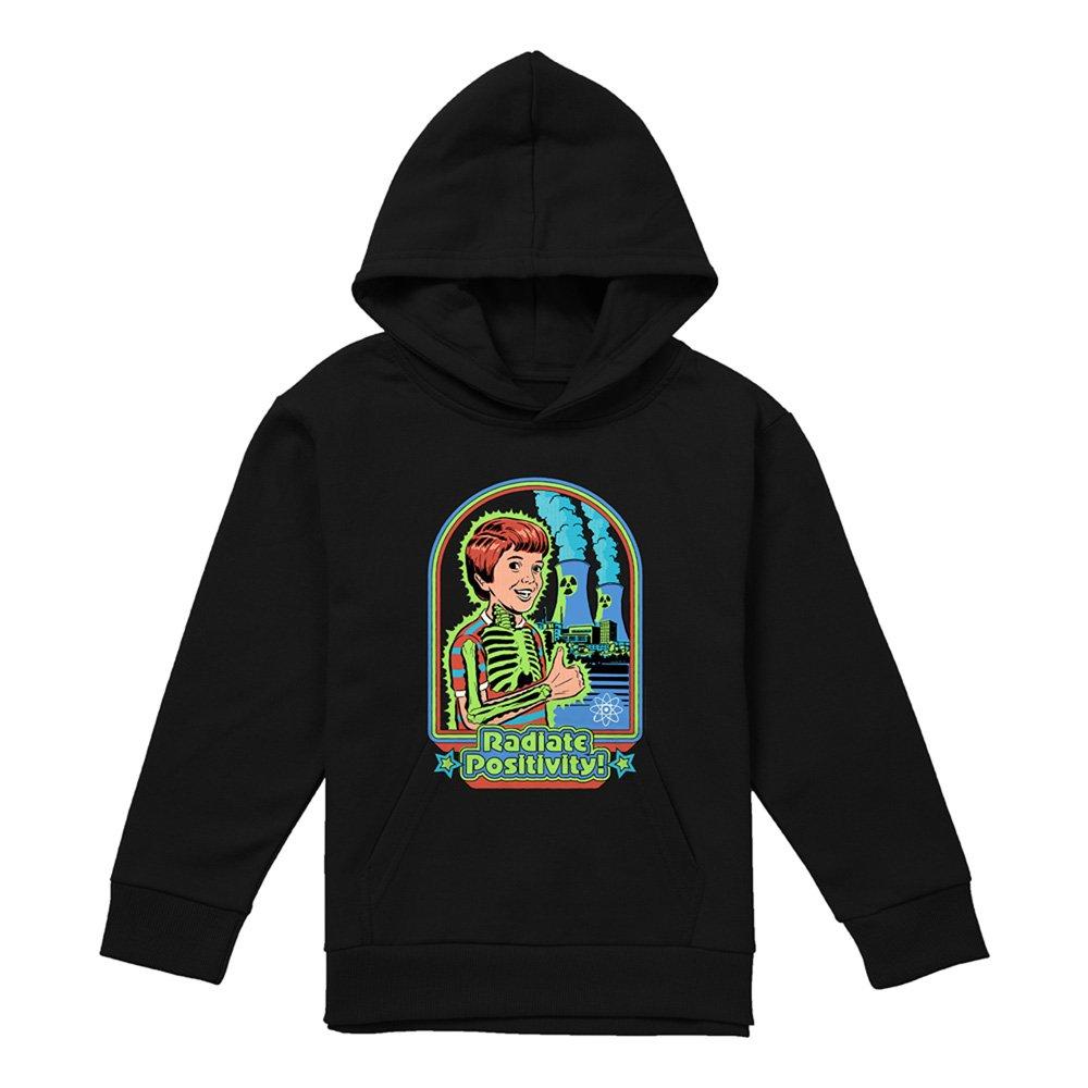 Black - Steven Rhodes - Steven Rhodes Radiate Positivity Youth Kids Hoodie - 1