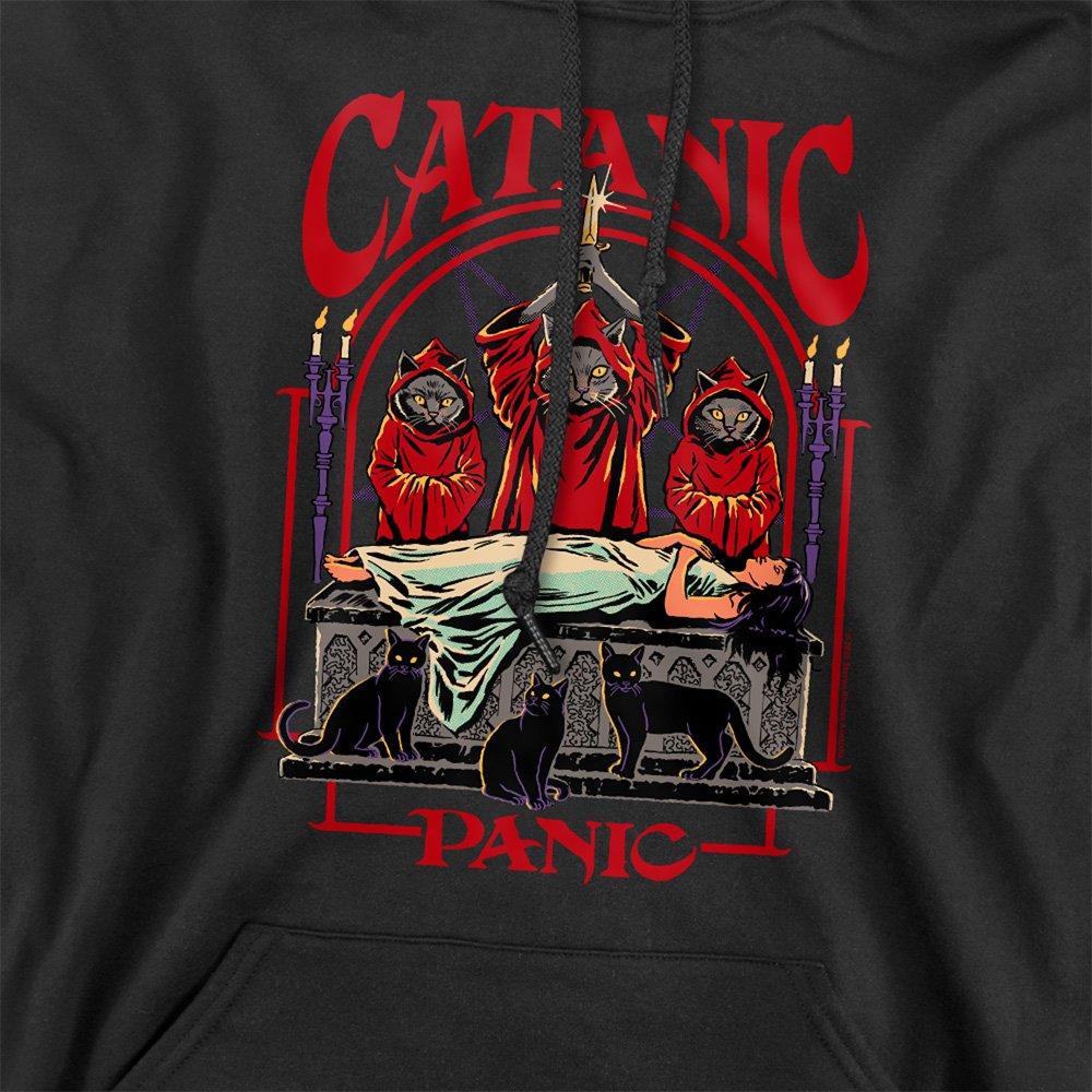 Black - Steven Rhodes - Steven Rhodes Catanic Panic Hoodie Black - 2