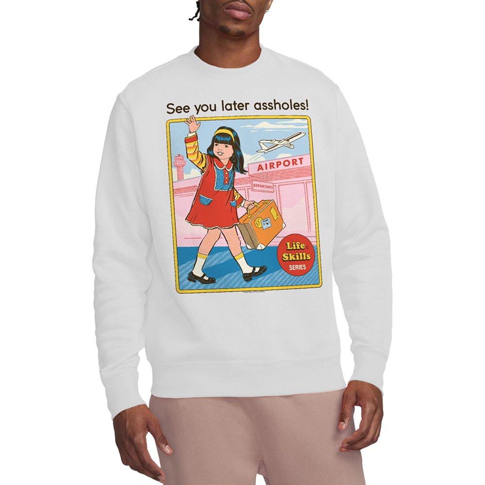 White - Steven Rhodes - Steven Rhodes See You Later Sweatshirt White - 1