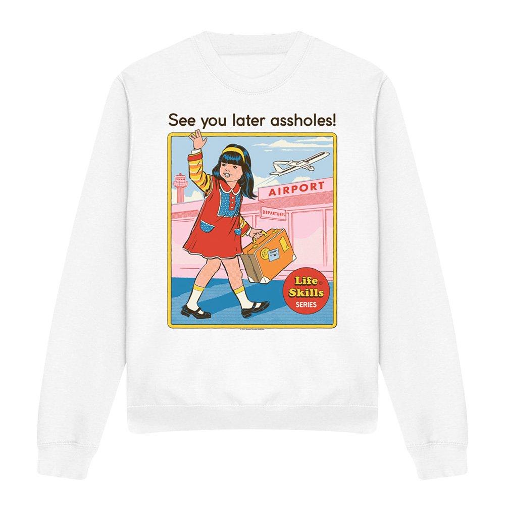 White - Steven Rhodes - Steven Rhodes See You Later Sweatshirt White - 4