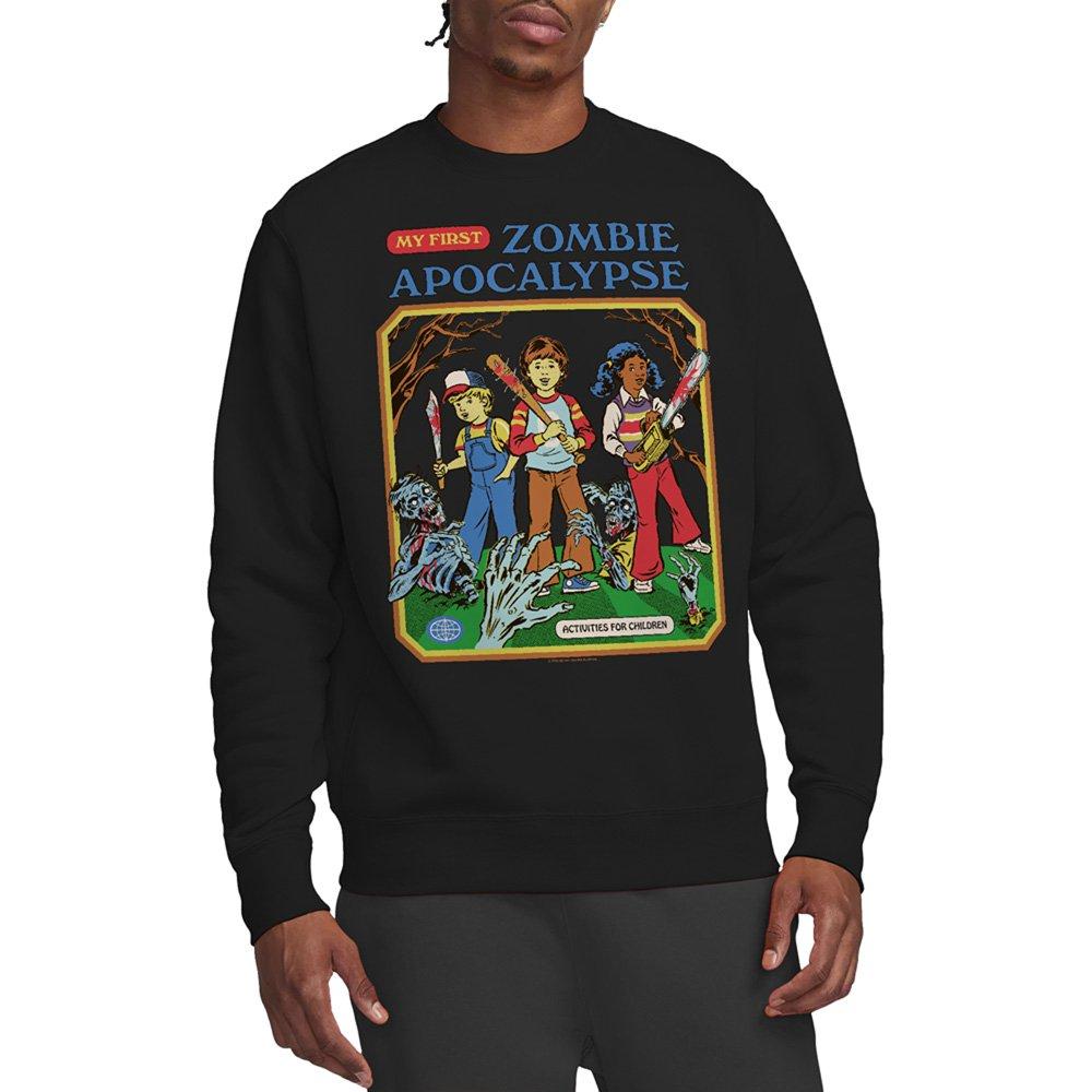 Black - Steven Rhodes - Steven Rhodes My First Zombie Apocalypse Sweatshir - 1