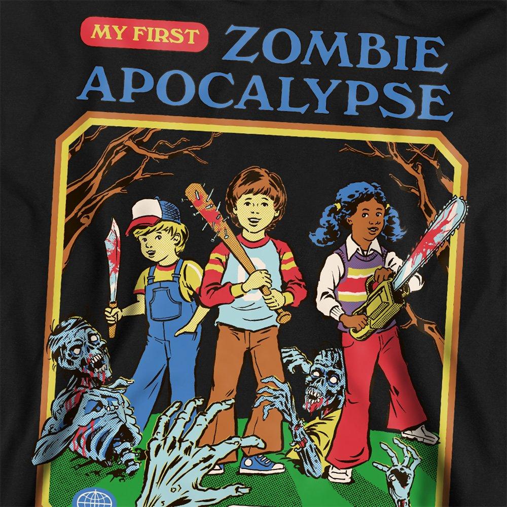 Black - Steven Rhodes - Steven Rhodes My First Zombie Apocalypse Sweatshir - 2