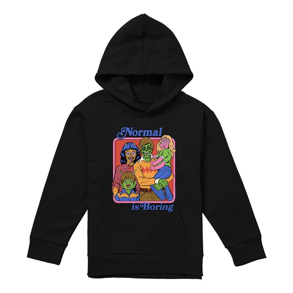 Black - Steven Rhodes - Steven Rhodes Normal Is Boring Youth Kids Hoodie - 1