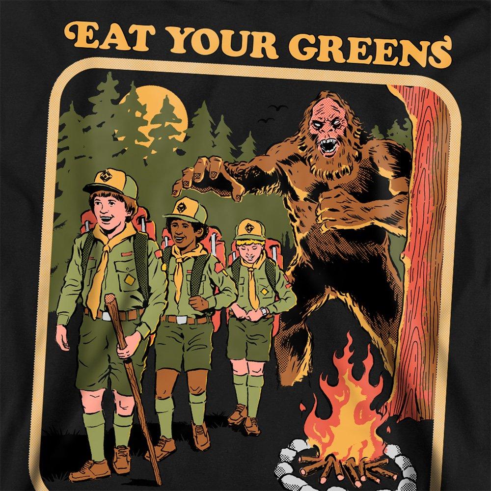 Black - Steven Rhodes - Steven Rhodes Eat Your Greens Sweatshirt Black - 2