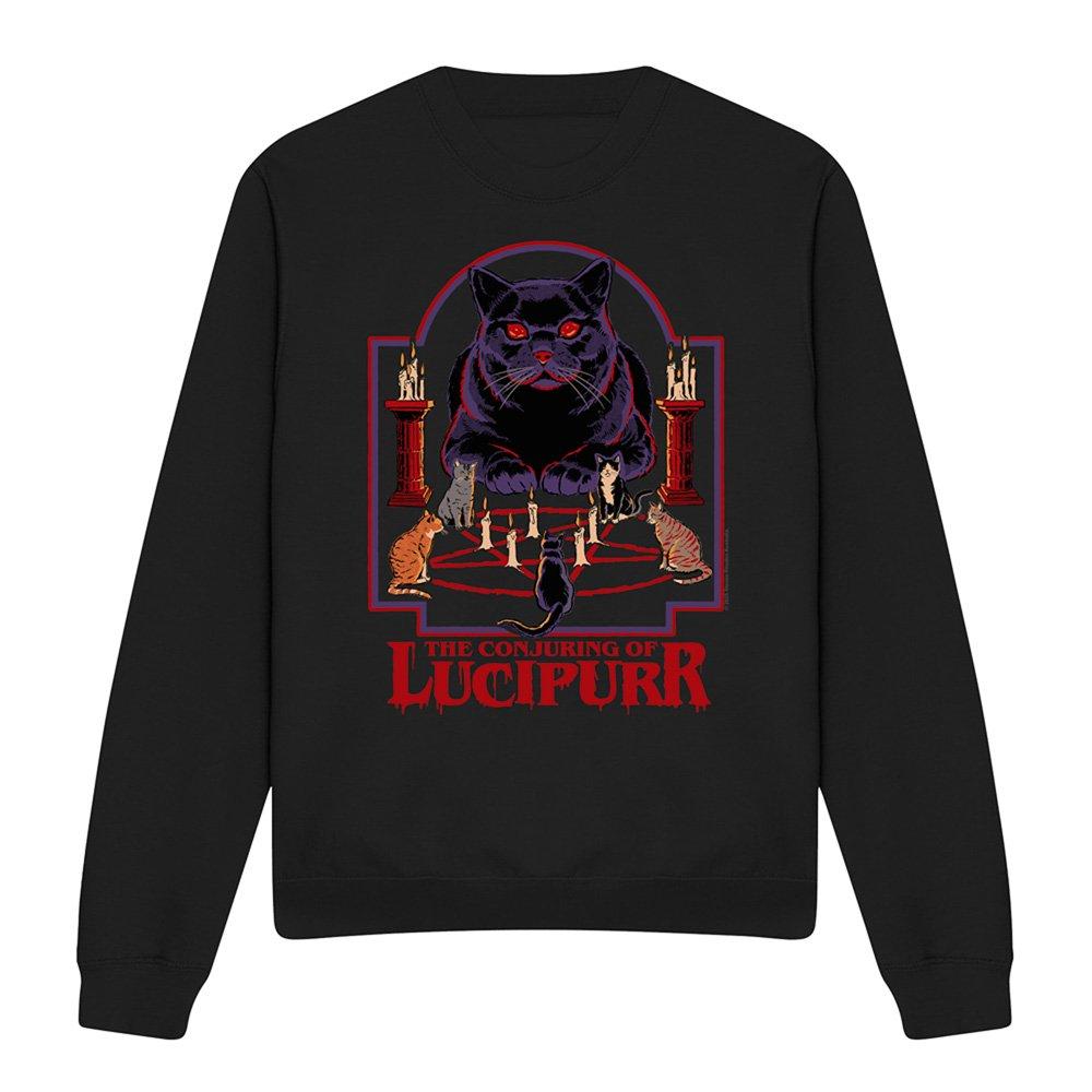 Black - Steven Rhodes - Steven Rhodes Lucipurr Sweatshirt Black - 4