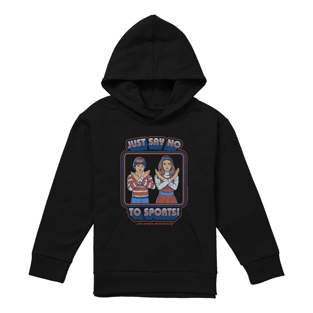 Black - Steven Rhodes - Steven Rhodes Say No To Sports Youth Kids Hoodie - 1