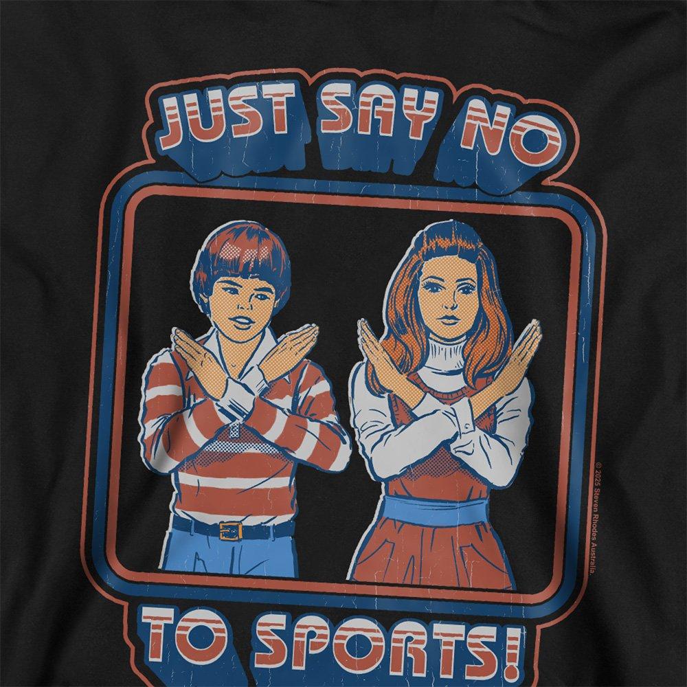 Black - Steven Rhodes - Steven Rhodes Say No To Sports Youth Kids Hoodie - 2