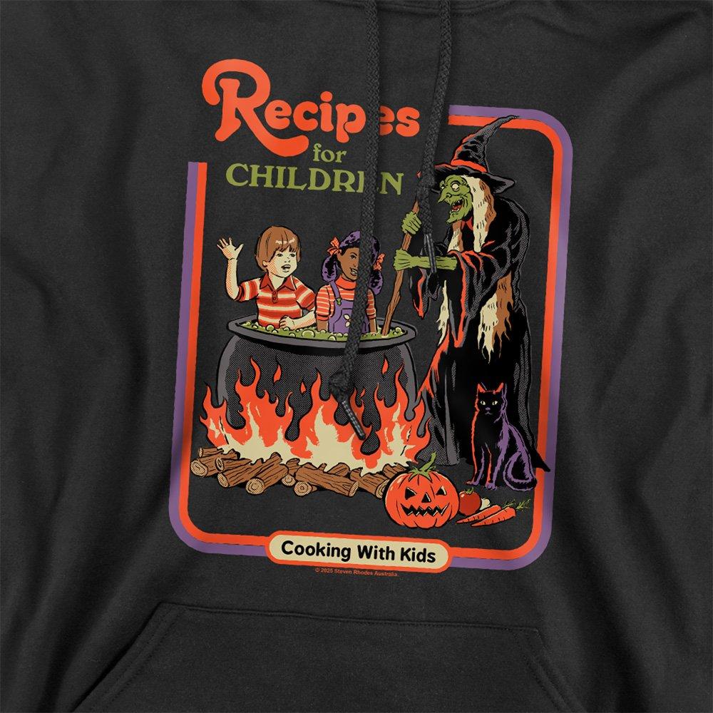 Black - Steven Rhodes - Steven Rhodes Recipes For Children Hoodie Black - 2