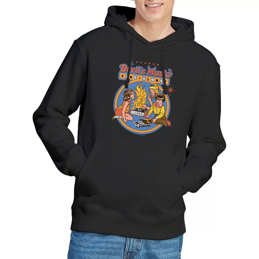 Black - Steven Rhodes - Steven Rhodes Devils Music Singalong Hoodie Black - 1