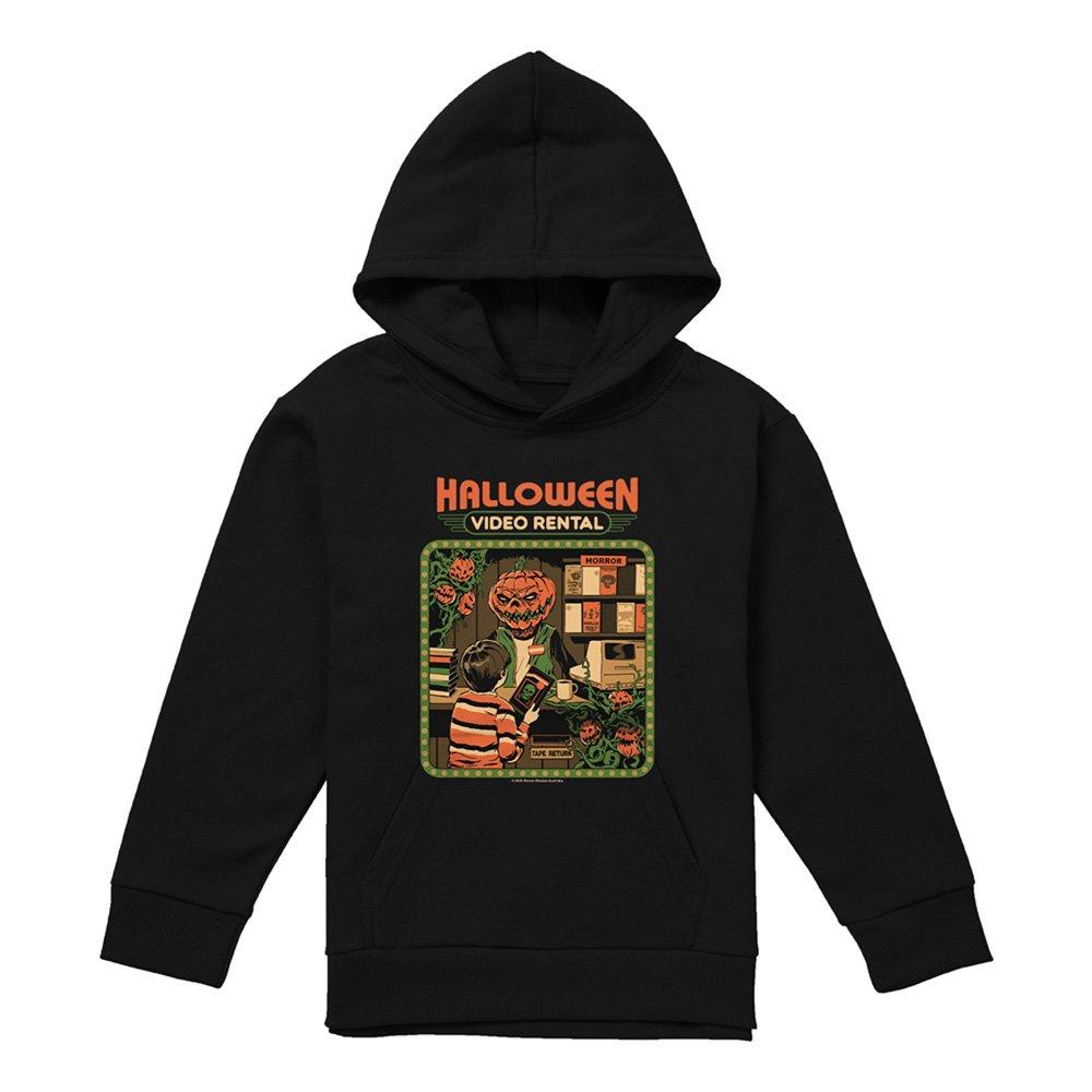 Black - Steven Rhodes - Steven Rhodes Video Rentals Youth Kids Hoodie Bla - 1