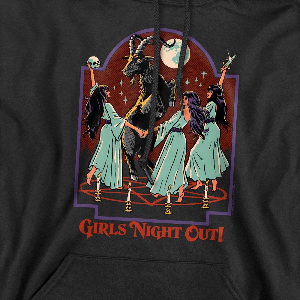 Black - Steven Rhodes - Steven Rhodes GirlS Night Out Unisex Hoodie Blac - 2