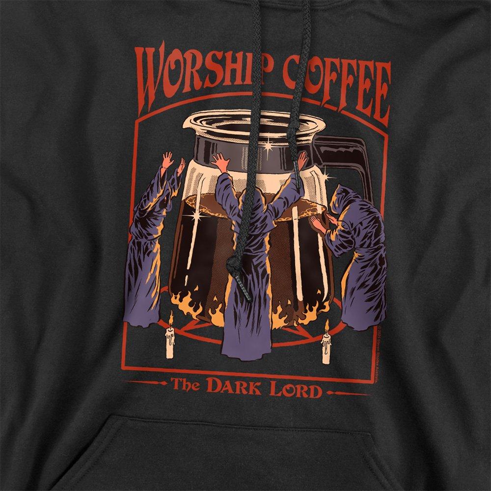 Black - Steven Rhodes - Steven Rhodes Worship Coffee Hoodie Black - 2