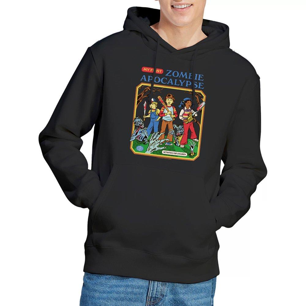 Black - Steven Rhodes - Steven Rhodes My First Zombie Apocalypse Hoodie B - 1