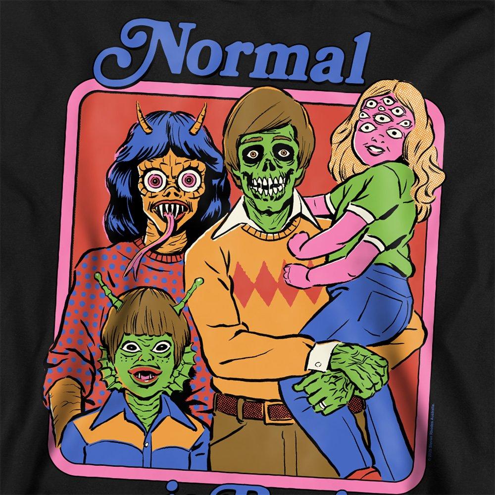 Black - Steven Rhodes - Steven Rhodes Normal Is Boring Sweatshirt Black - 2