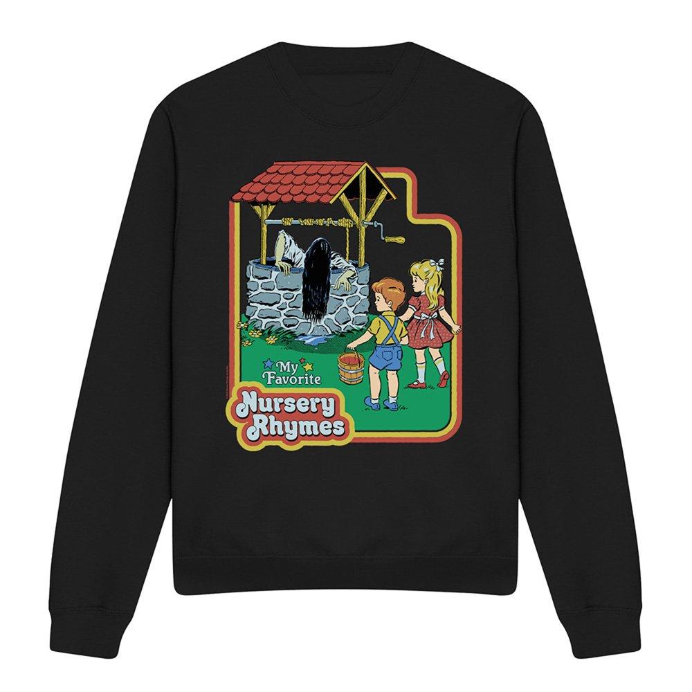 Black - Steven Rhodes - Steven Rhodes Nursery Rhymes Sweatshirt Black - 4