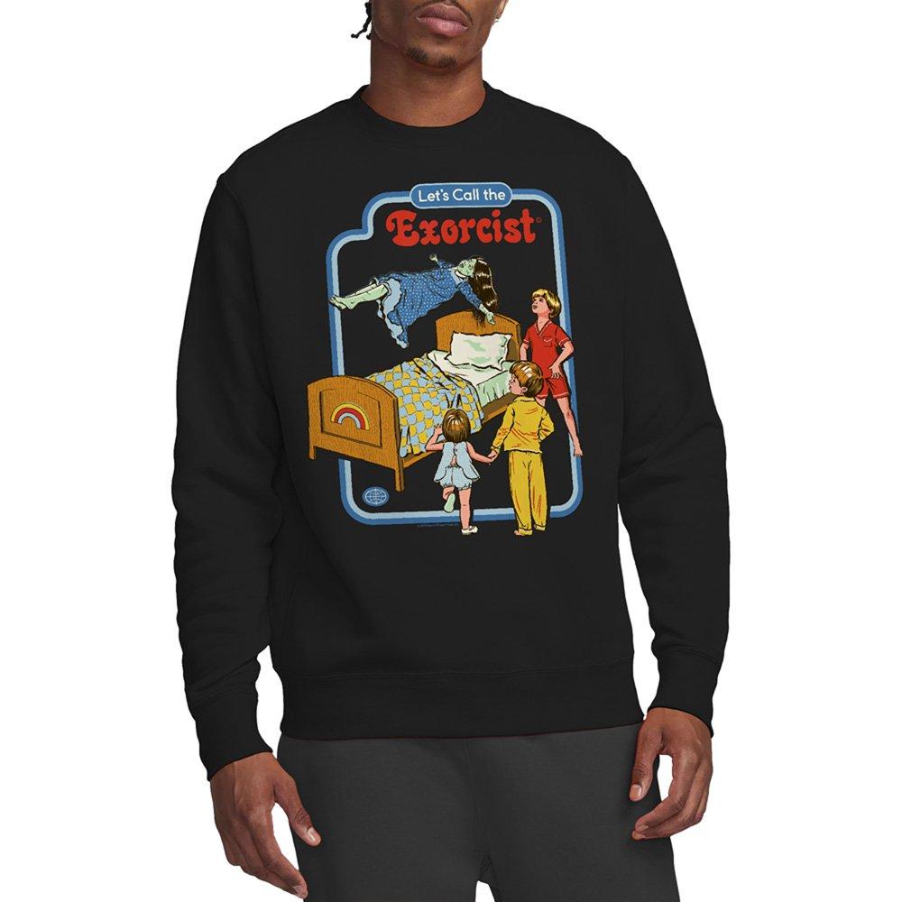 Black - Steven Rhodes - Steven Rhodes Lets Call The Exorcist Sweatshirt B - 1