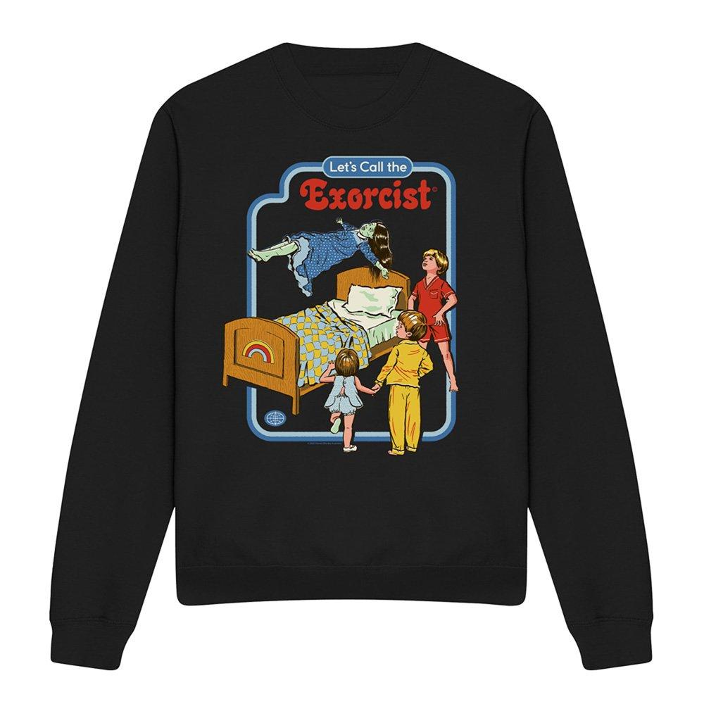 Black - Steven Rhodes - Steven Rhodes Lets Call The Exorcist Sweatshirt B - 4
