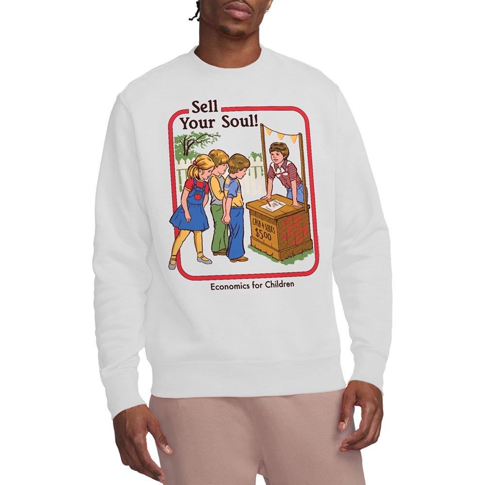White - Steven Rhodes - Steven Rhodes Sell Your Soul Sweatshirt White - 1