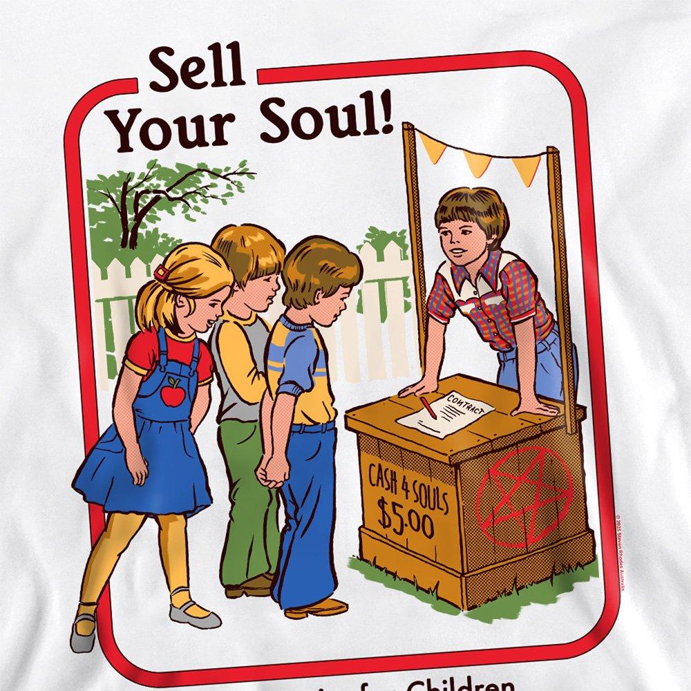 White - Steven Rhodes - Steven Rhodes Sell Your Soul Sweatshirt White - 2