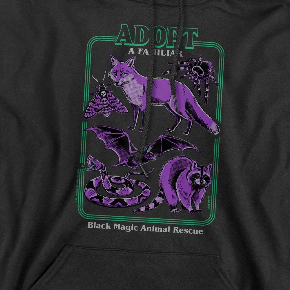 Black - Steven Rhodes - Steven Rhodes Adopt A Familiar Part 2 Hoodie Blac - 2