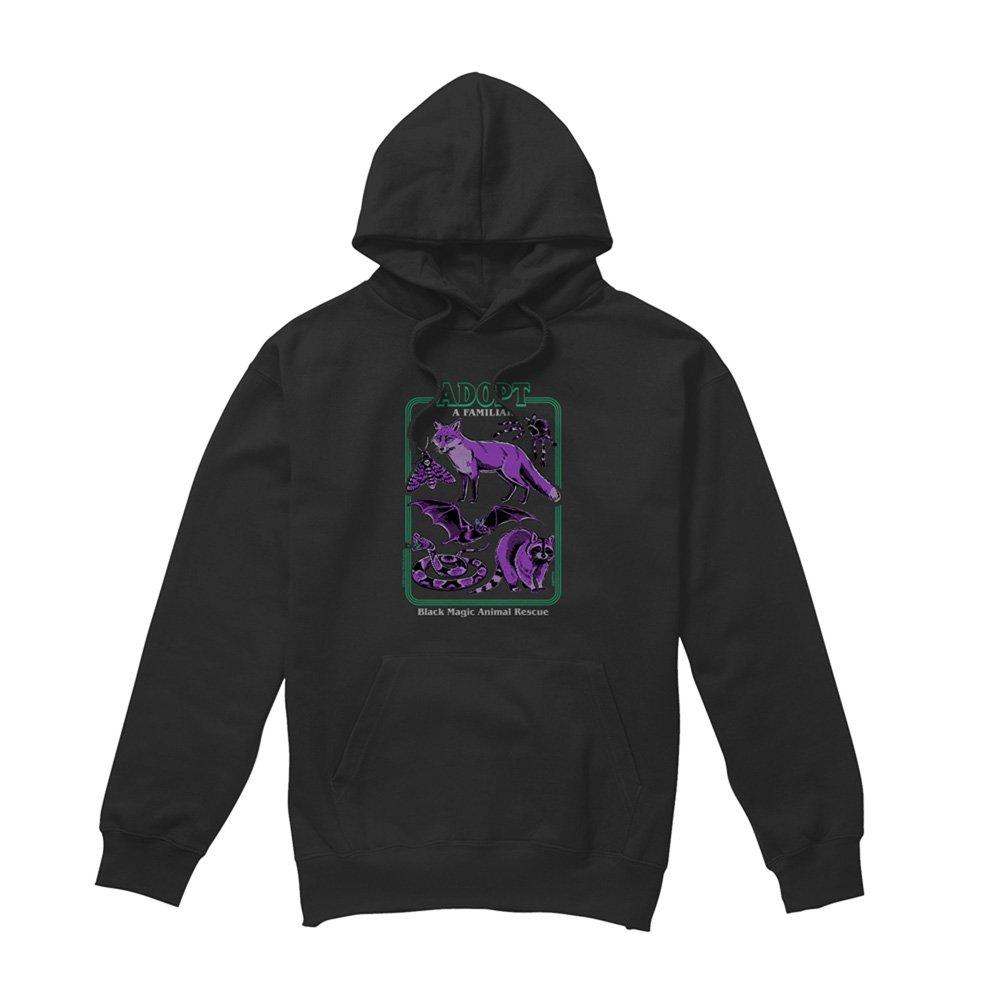 Black - Steven Rhodes - Steven Rhodes Adopt A Familiar Part 2 Hoodie Blac - 4