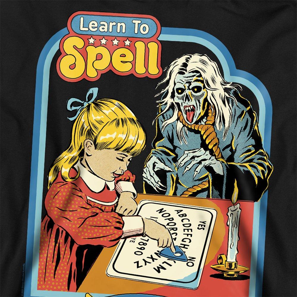 Black - Steven Rhodes - Steven Rhodes Learn To Spell Sweatshirt Black - 2