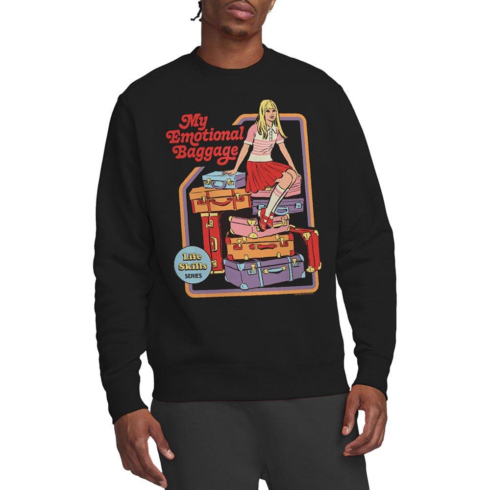 Black - Steven Rhodes - Steven Rhodes My Emotional Baggage Sweatshirt Bla - 1