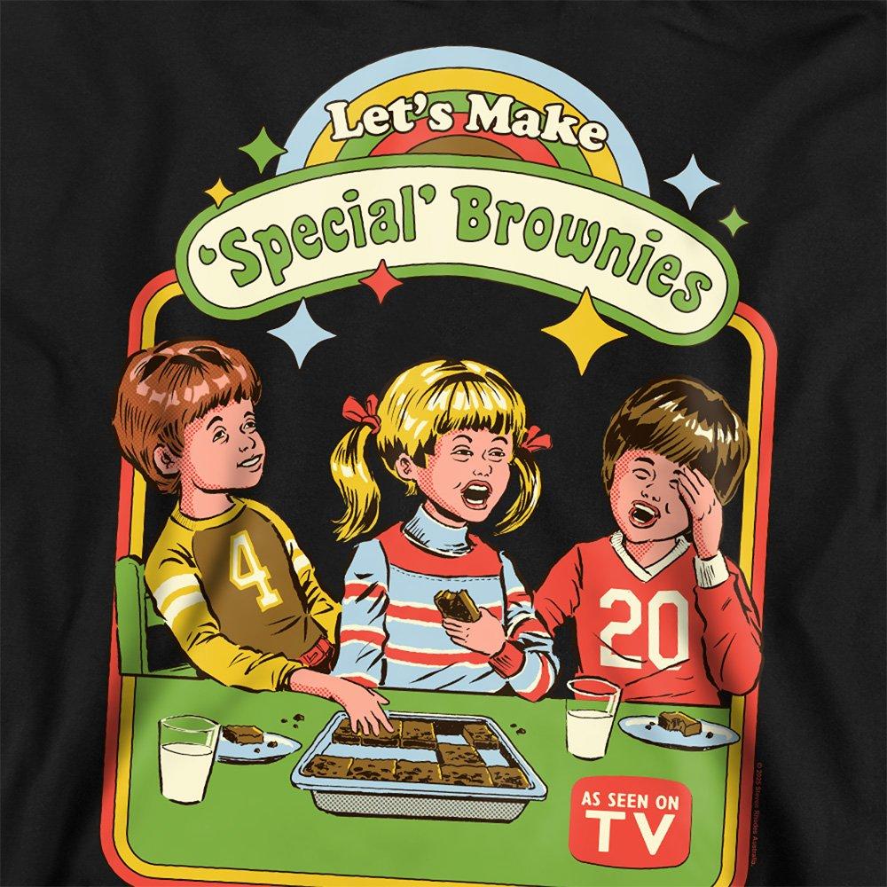 Black - Steven Rhodes - Steven Rhodes LetS Make Brownies Sweatshirt Blac - 2