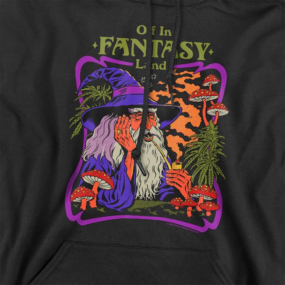Black - Steven Rhodes - Steven Rhodes Fantasy Land Hoodie Black - 2