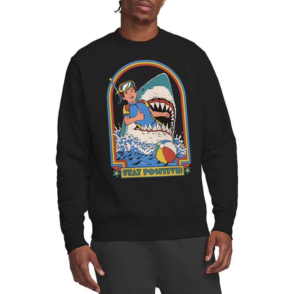 Black - Steven Rhodes - Steven Rhodes Stay Positive Sweatshirt Black - 1