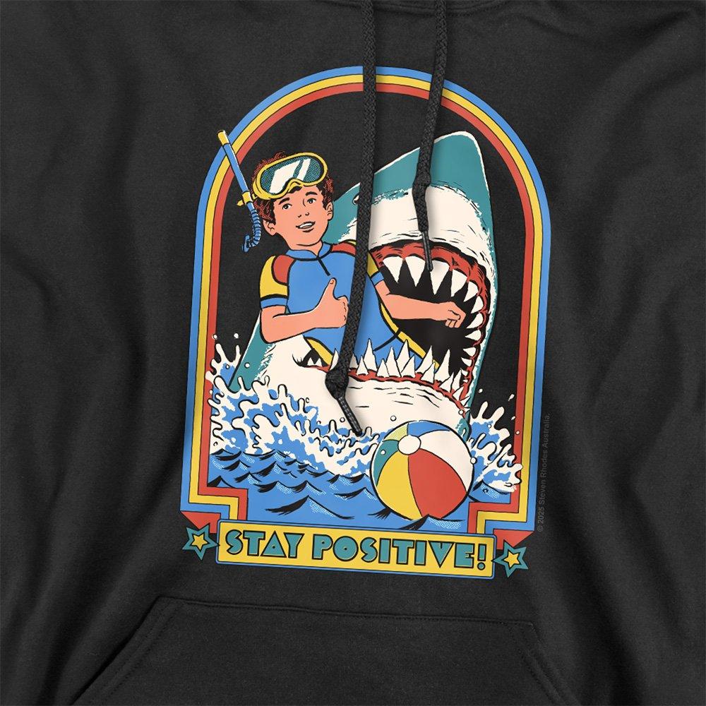 Black - Steven Rhodes - Steven Rhodes Stay Positive Hoodie Black - 2